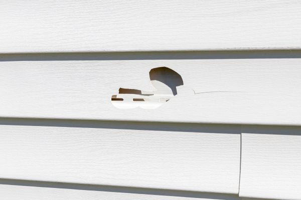Cost of White Vinyl Siding Repair in South Zanesville