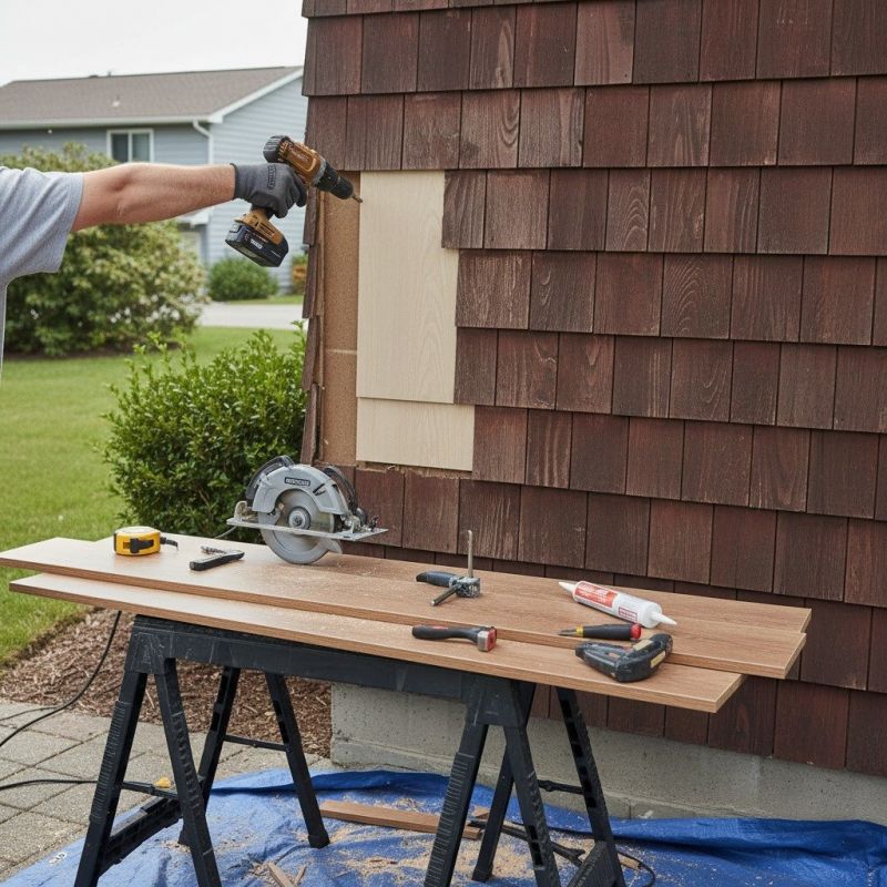 Wood Composite Siding Service detail